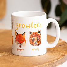 Load image into Gallery viewer, Growlers Ceramic Animal Pun Mug