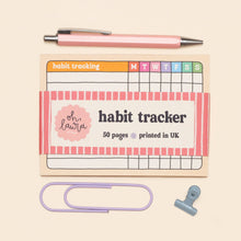 Load image into Gallery viewer, A6 Habit Tracker Notepad