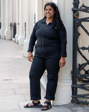 Load image into Gallery viewer, Rebel Romance Jet Black Boiler Suit