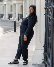 Load image into Gallery viewer, Rebel Romance Jet Black Boiler Suit