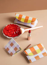 Load image into Gallery viewer, Caroline Gardner Multi Check Square Pocket Mirror