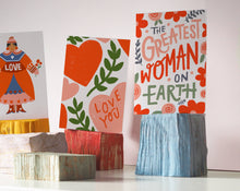 Load image into Gallery viewer, Kisses Red Lips Greetings Card