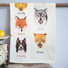 Load image into Gallery viewer, Growlers Animal Cotton Tea Towel