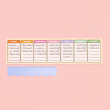 Load image into Gallery viewer, Days of the Week Keyboard Weekly Planner