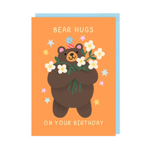 Load image into Gallery viewer, Bear Hugs Birthday Greetings Card