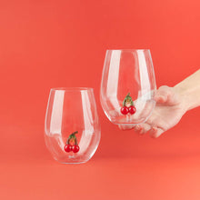 Load image into Gallery viewer, Balvi Botanical Set of 2 Cherry Glasses