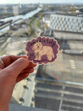 Load image into Gallery viewer, Immediately No Dog Vinyl Sticker