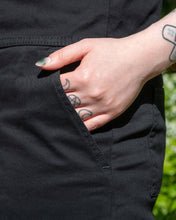 Load image into Gallery viewer, Rebel Romance Jet Black Stretch Dungarees
