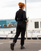 Load image into Gallery viewer, Rebel Romance Jet Black Boiler Suit