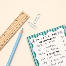 Load image into Gallery viewer, Daily Planner A6 Notepad