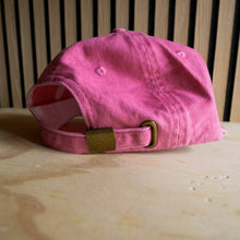 Load image into Gallery viewer, Overwhelmed Embroidered Cap in Pink
