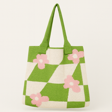 Load image into Gallery viewer, Greenhouse Bloom Crochet Tote Bag