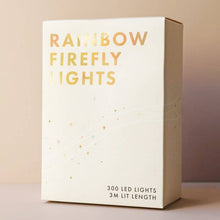 Load image into Gallery viewer, Plug In LED Rainbow Firefly String Lights