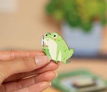 Load image into Gallery viewer, Frog of Chaos Wooden Pin