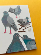 Load image into Gallery viewer, Pigeon Pals Postcard