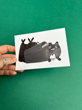 Load image into Gallery viewer, Trash Raccoon Postcard