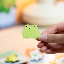 Load image into Gallery viewer, Friendly Frog Wooden Pin