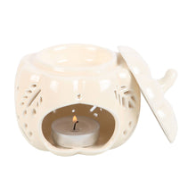 Load image into Gallery viewer, Off White Pumpkin Oil Burner
