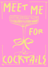 Load image into Gallery viewer, Meet Me For Cocktails Print