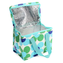 Load image into Gallery viewer, Blue & Green Daisy Lunch Bag