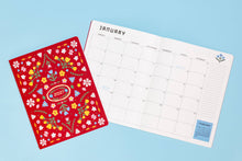 Load image into Gallery viewer, Ban.do 2027 Red Scandinavian Floral Monthly Planner PRE-ORDER