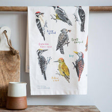 Load image into Gallery viewer, Peckers Bird Cotton Tea Towel