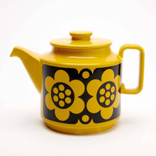 Load image into Gallery viewer, Hornsea Revival Teapot Yellow Geo Flower