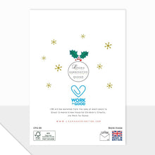 Load image into Gallery viewer, Merry Christmas & Happy New Year Pack of 5 Charity Christmas Cards