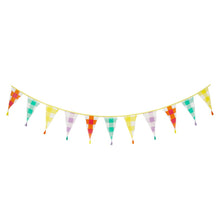 Load image into Gallery viewer, Gingham Cotton Fabric Bunting