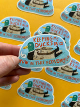 Load image into Gallery viewer, Ducks in a Row Vinyl Sticker