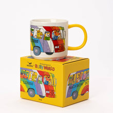Load image into Gallery viewer, Magpie x Richard Scarry Rainbow Bus Mug