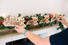 Load image into Gallery viewer, Santa Sleigh Diecut Garland