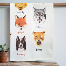 Load image into Gallery viewer, Growlers Animal Cotton Tea Towel
