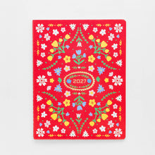 Load image into Gallery viewer, Ban.do 2027 Red Scandinavian Floral Monthly Planner PRE-ORDER