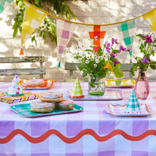 Load image into Gallery viewer, Gingham Cotton Fabric Bunting
