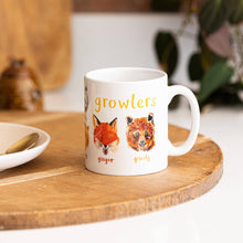 Load image into Gallery viewer, Growlers Ceramic Animal Pun Mug