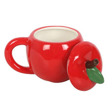 Load image into Gallery viewer, Apple Shaped Lidded Mug