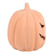 Load image into Gallery viewer, Large Terracotta Halloween Pumpkin Decoration