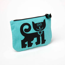 Load image into Gallery viewer, Hornsea Cat and Pirhana Cotton Zipped Pouch