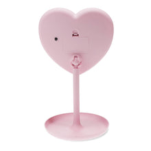 Load image into Gallery viewer, Heart Light Up Vanity Mirror