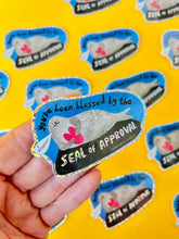 Load image into Gallery viewer, Seal Of Approval Glitter Sticker