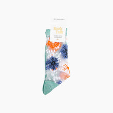 Load image into Gallery viewer, Bold Floral Combed Cotton Sheer Pop Socks