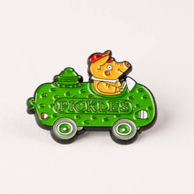 Load image into Gallery viewer, Magpie x Richard Scarry Picklecar Enamel Pin