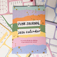 Load image into Gallery viewer, Junk Journal 2026 Calendar