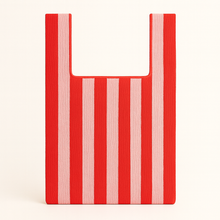 Load image into Gallery viewer, Candy Stripe Knitted Bag