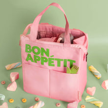 Load image into Gallery viewer, Helio Ferretti Pink Bon Appetit Lunch Bag