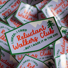 Load image into Gallery viewer, Reluctant Walkers Club Vinyl Sticker