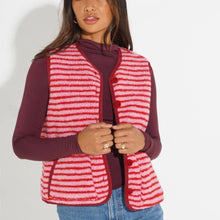 Load image into Gallery viewer, Pink & Red Reversible Gilet