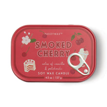 Load image into Gallery viewer, Paddywax Bistro Smoked Cherry Tin Candle