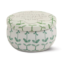 Load image into Gallery viewer, Paddywax Tulip Verbena & Lemongrass Tin Candle